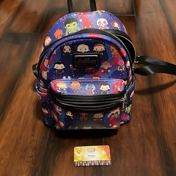 Loungefly Marvel Avengers: Infinity War Chibi Character Mini Backpack - Picture 12 of 13